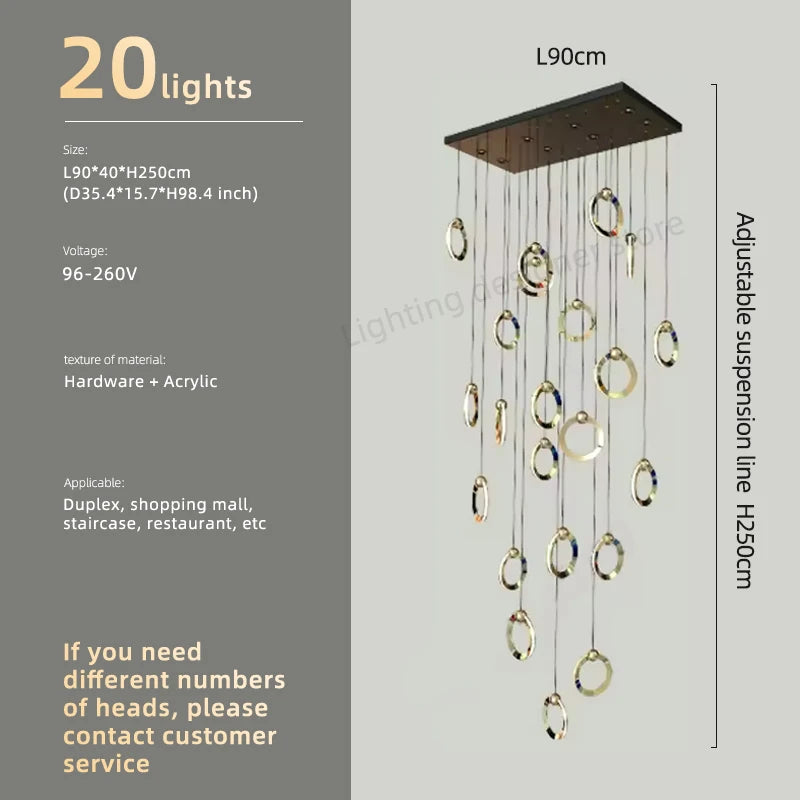 Staircase Chandelier