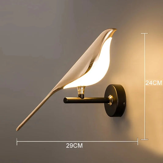 Golden Bird LED Wall Light