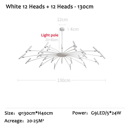 Modern LED Nordic Ceiling Chandelier