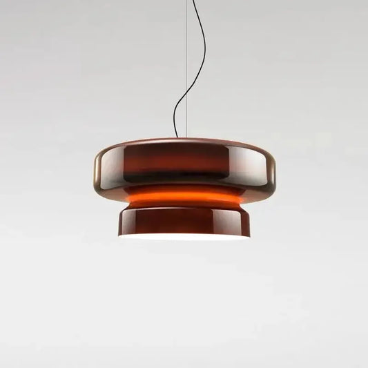Dining Room Colored Glass Pendant Light