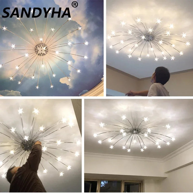 2025 Nordic Sky Star Ceiling Chandelier