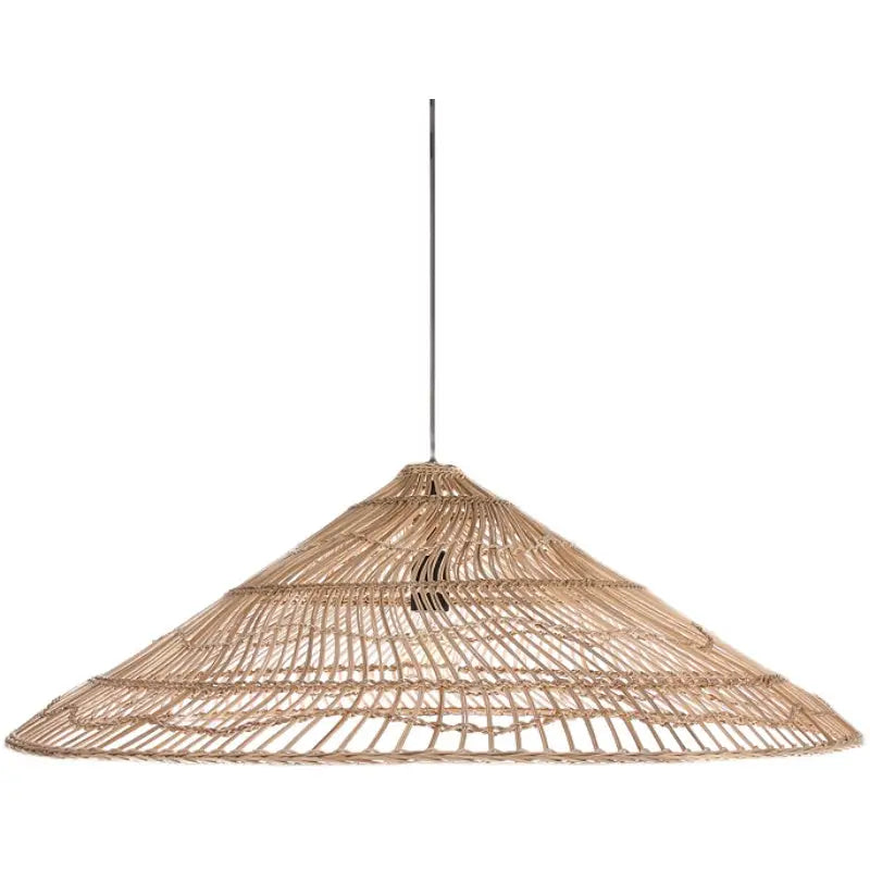 Japanese Zen Rattan Empire shape Chandelier