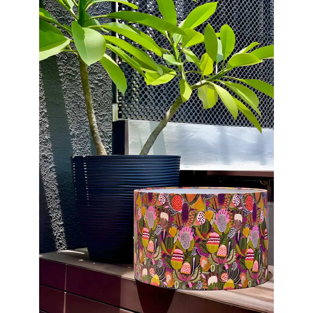 Handmade fabric lampshade Singapore