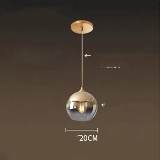 Modern Minimalist Glass Chandelier