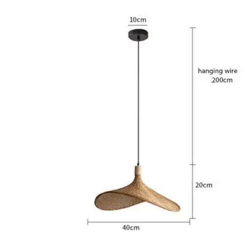 New Japanese Style Bamboo Chandelier