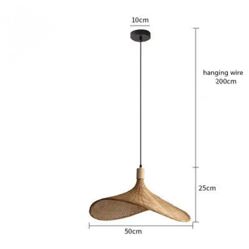 New Japanese Style Bamboo Chandelier