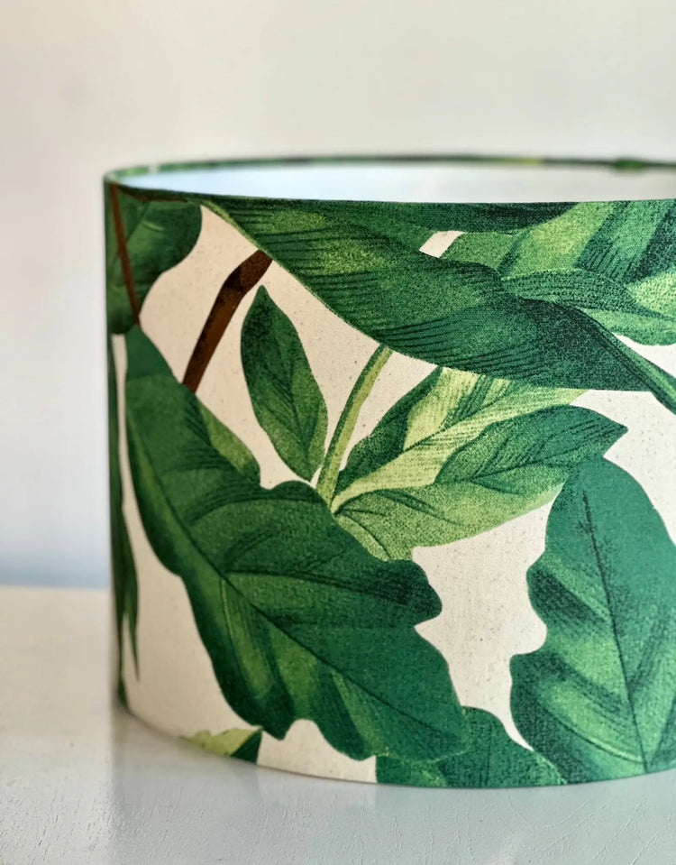 Green lampshades