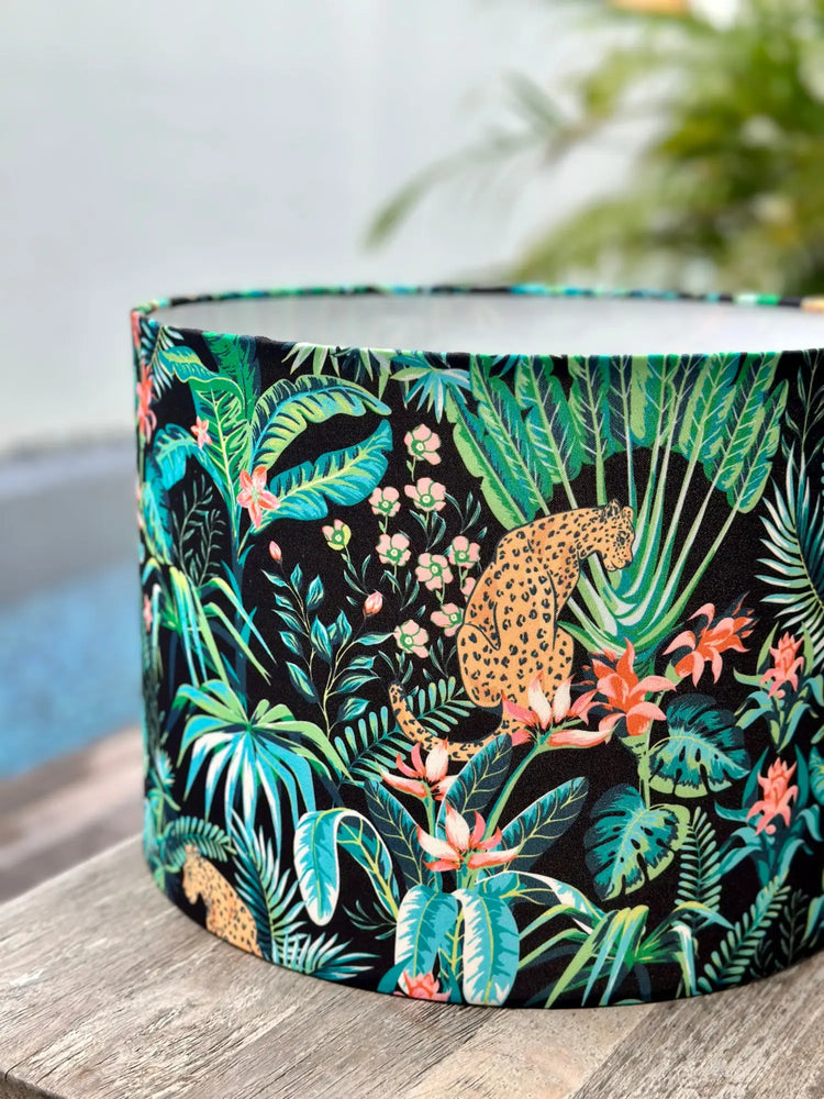 Jungle print lampshades Singapore