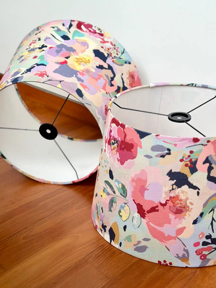 Pink lampshades