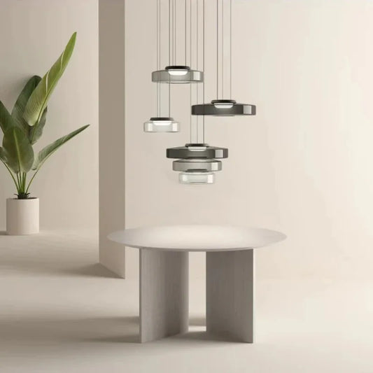 Italian Colored Glass Pendant Light