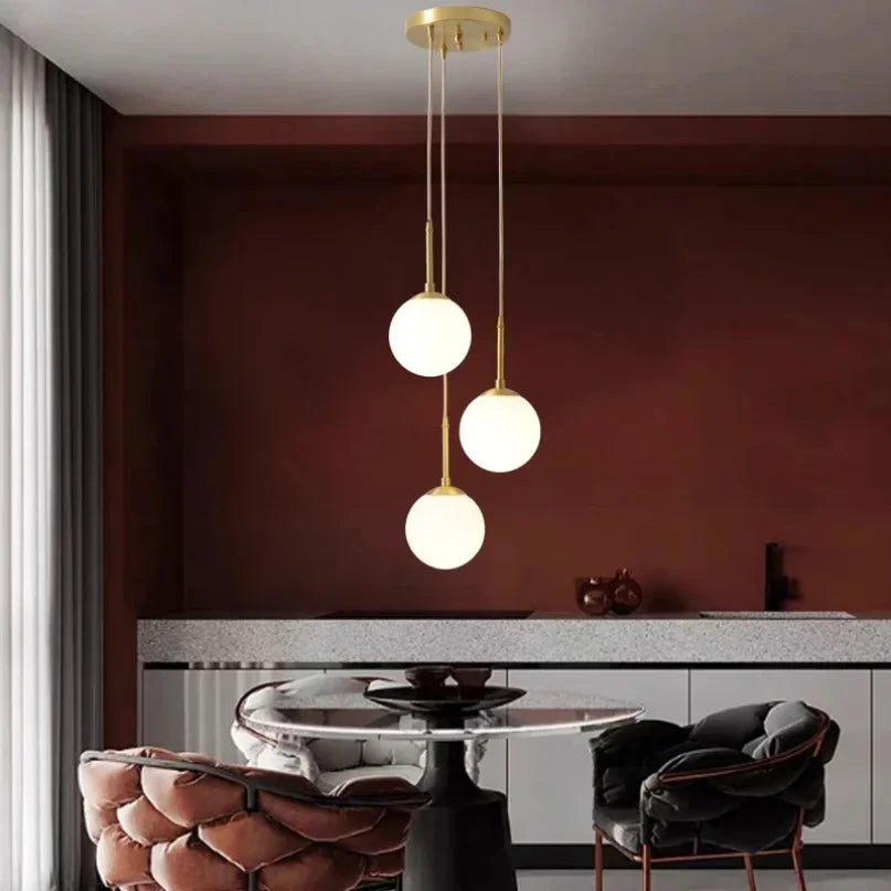 LED Glass Ball Pendant Lamp