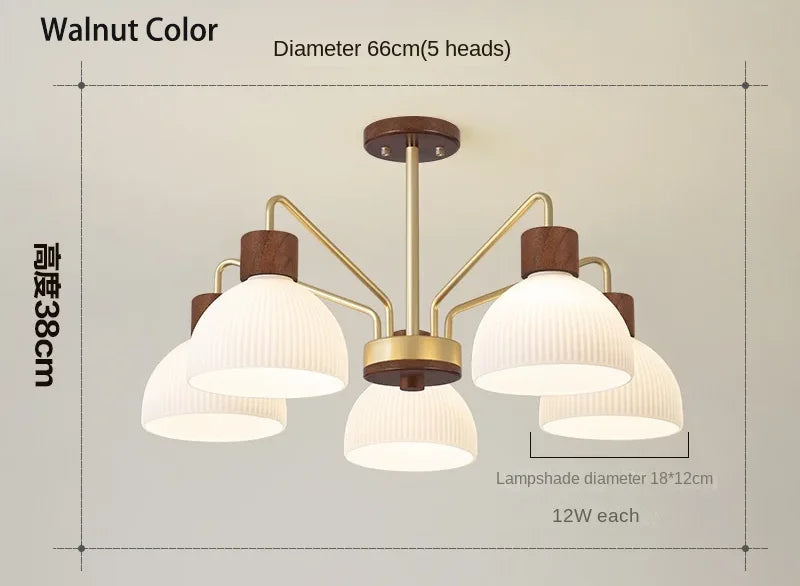 Nordic Living Room LED Ceiling Chandelier