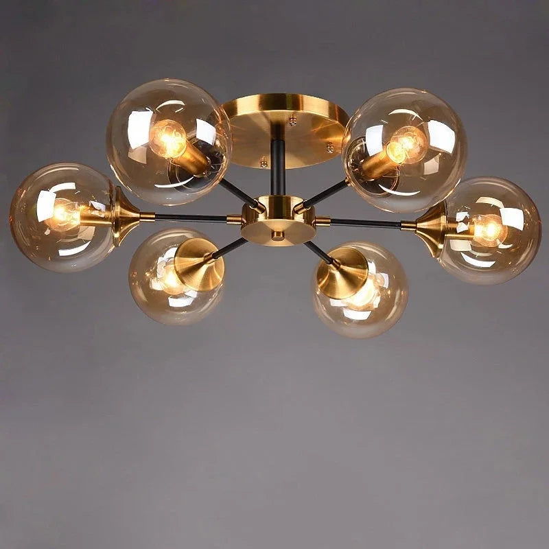 Nordic LED Glass Ceiling Lamp