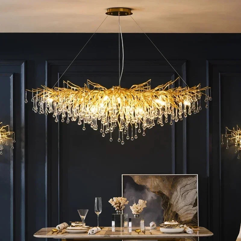 Luxury Crystal LED Ceiling Chandelier