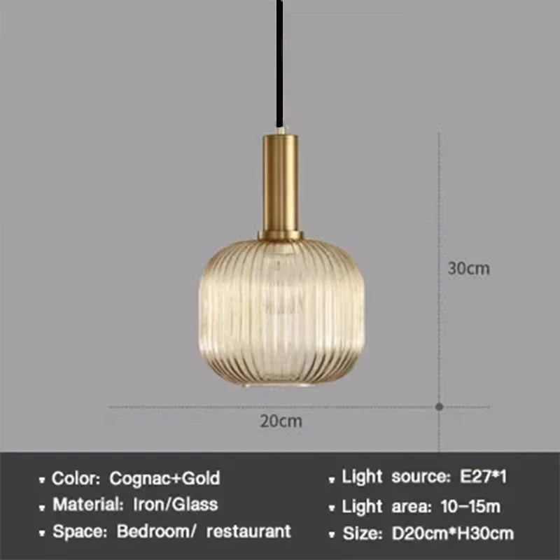 Nordic Glass Pendant Light