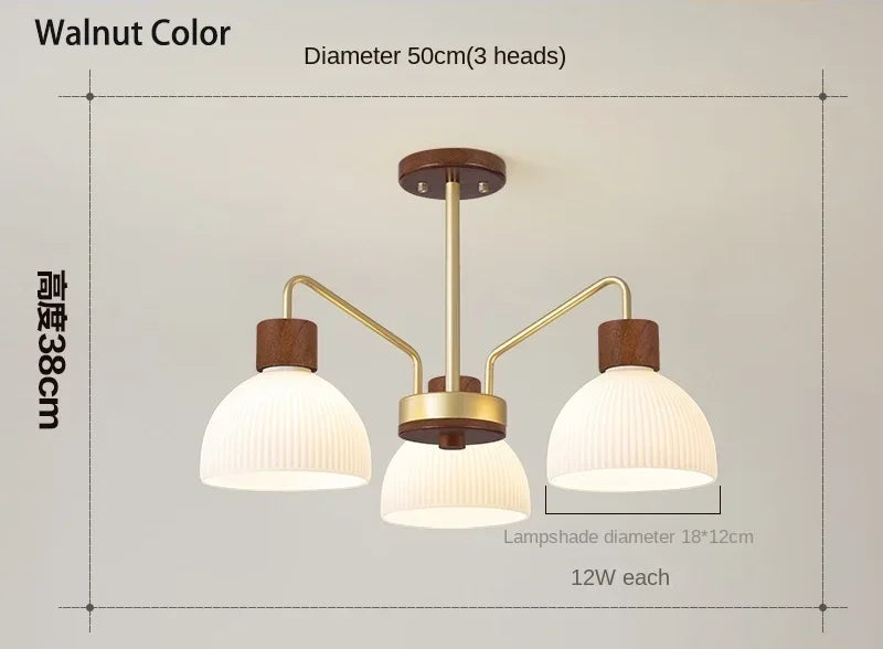 Nordic Living Room LED Ceiling Chandelier