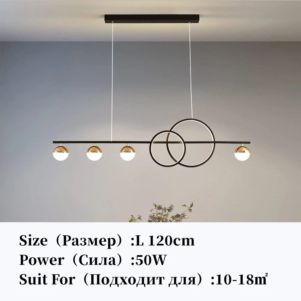 Modern Simple LED Ceiling Chandelier