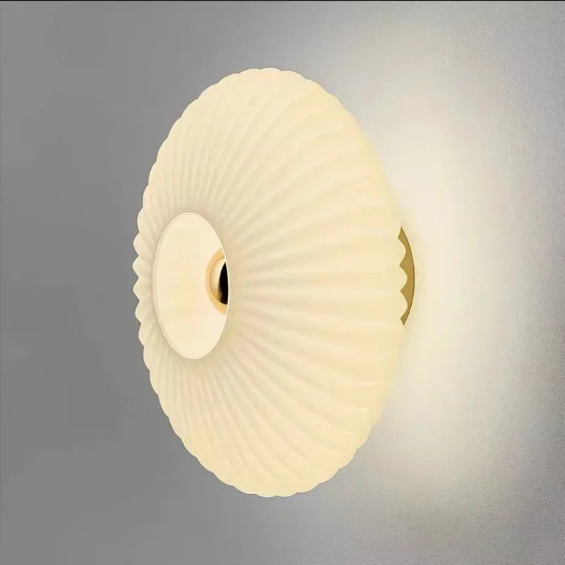 LED Glass Wall Sconce Light