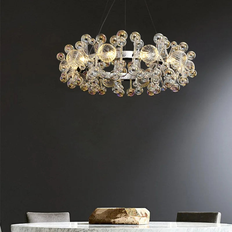 Glass Bubble Chandelier