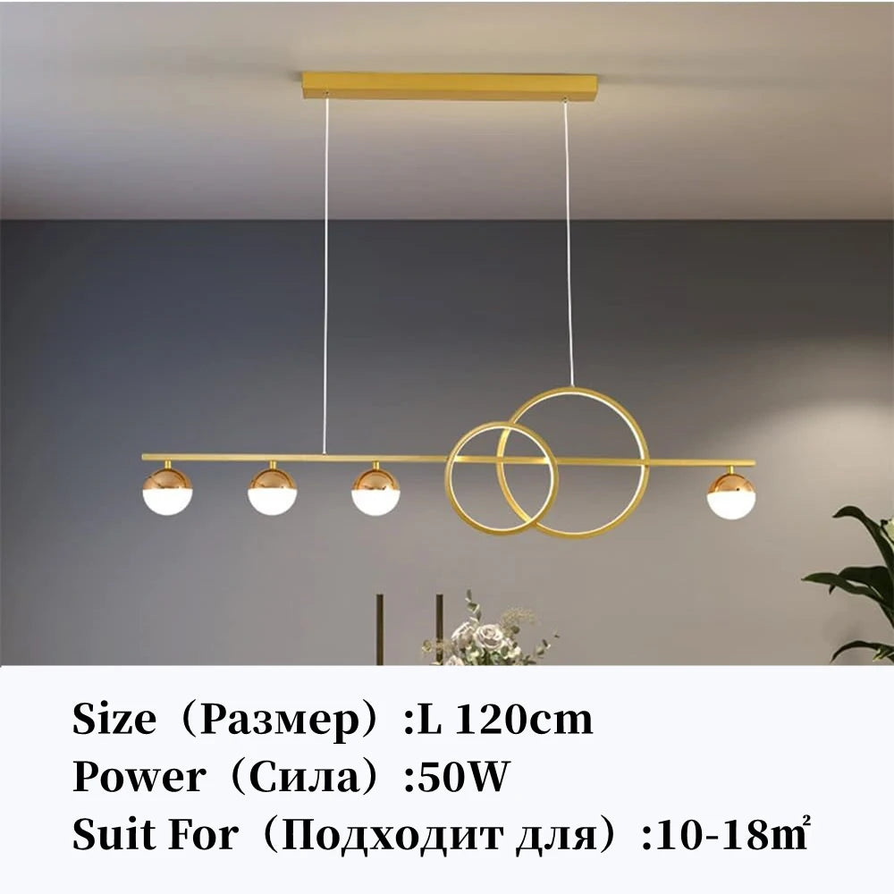 Modern Simple LED Ceiling Chandelier
