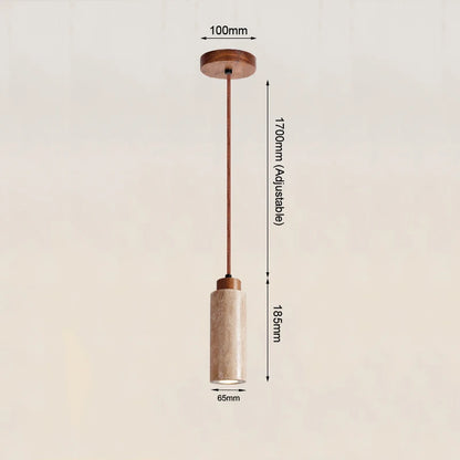 Marble Travertine Pendant Light