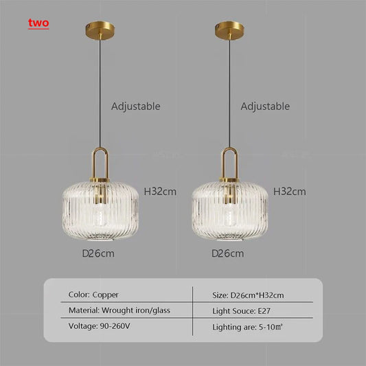 Pumpkin Style Nordic Pendant Light