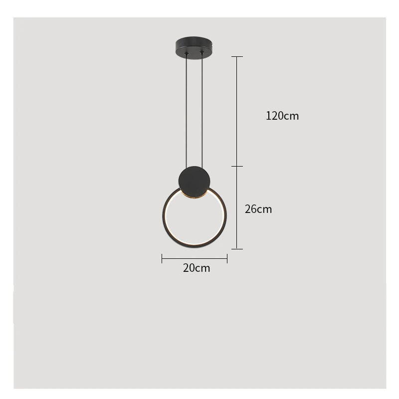 Modern Simple LED Ceiling Chandelier