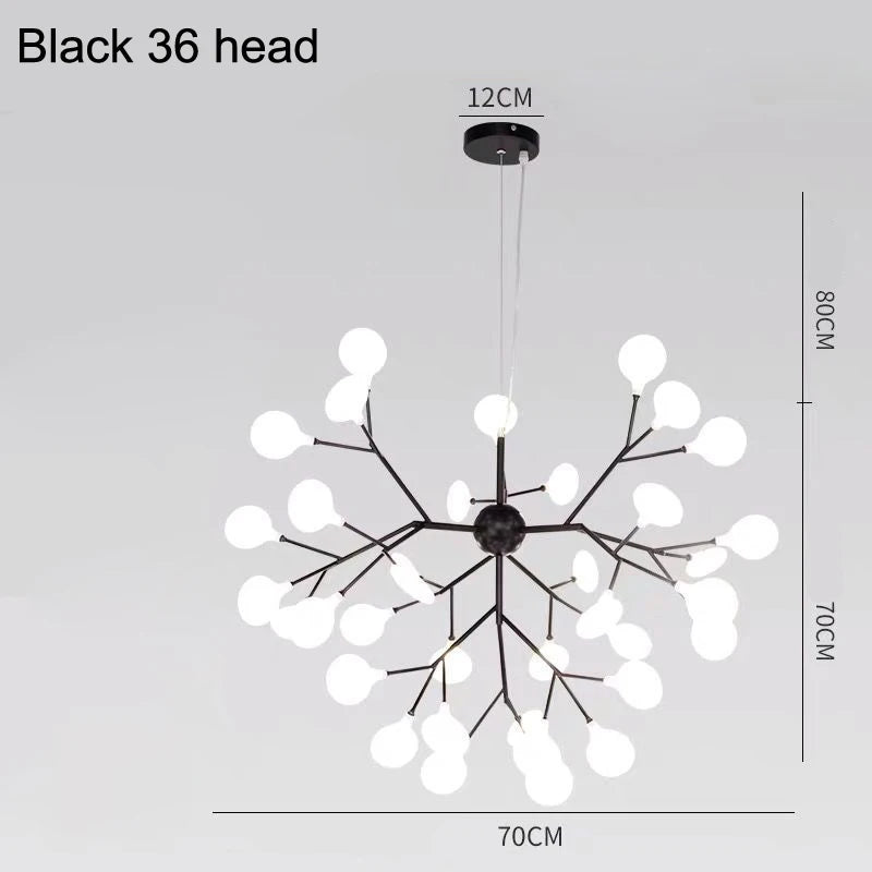 Nordic Modern Firefly Ceiling Chandelier