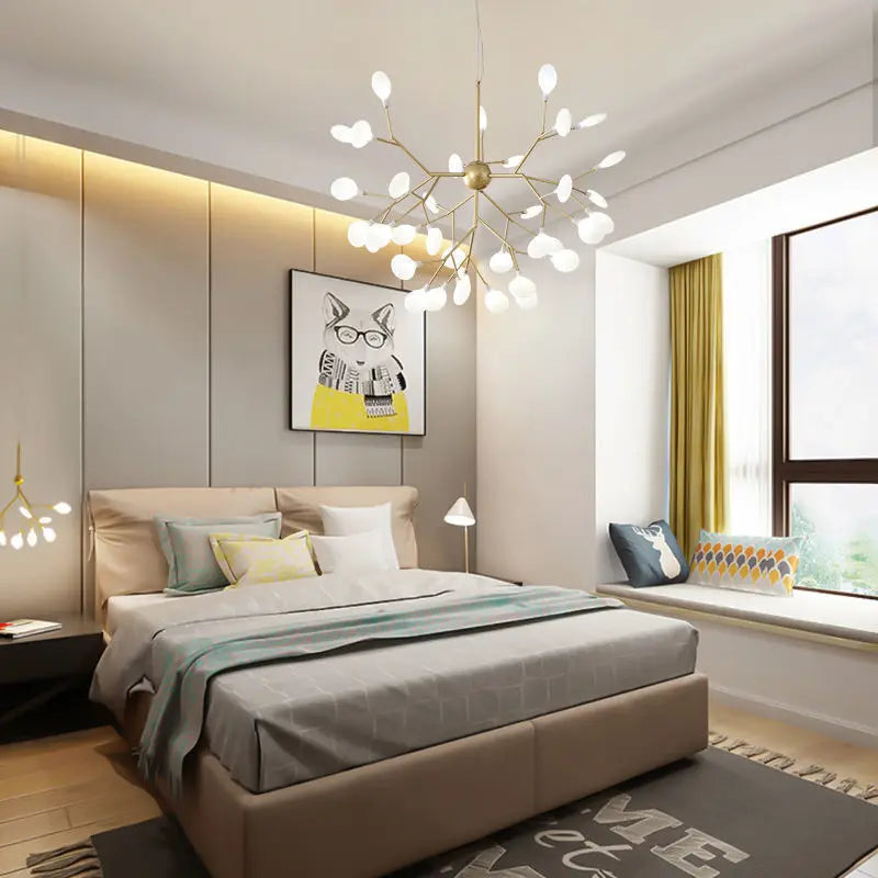 Nordic Modern Firefly Ceiling Chandelier