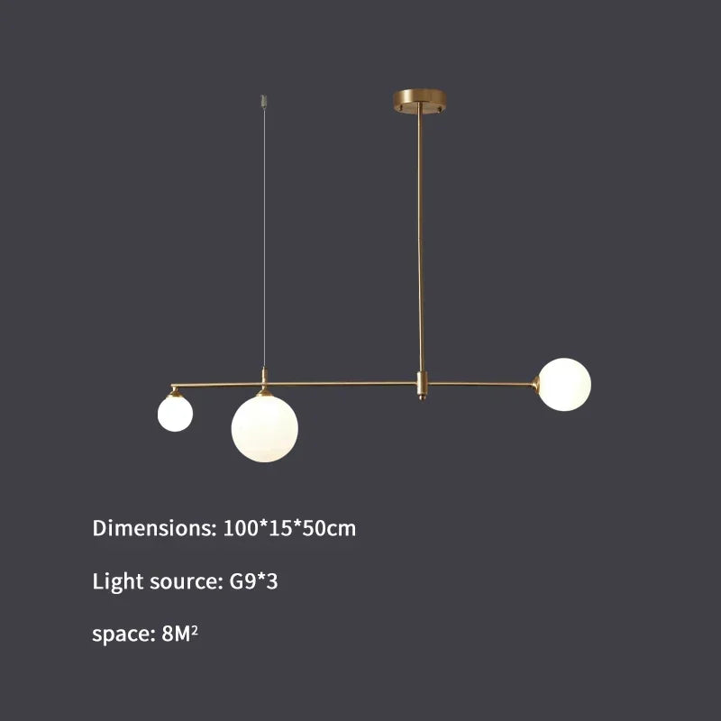 Gold LED Chandelier Pendant Lamp
