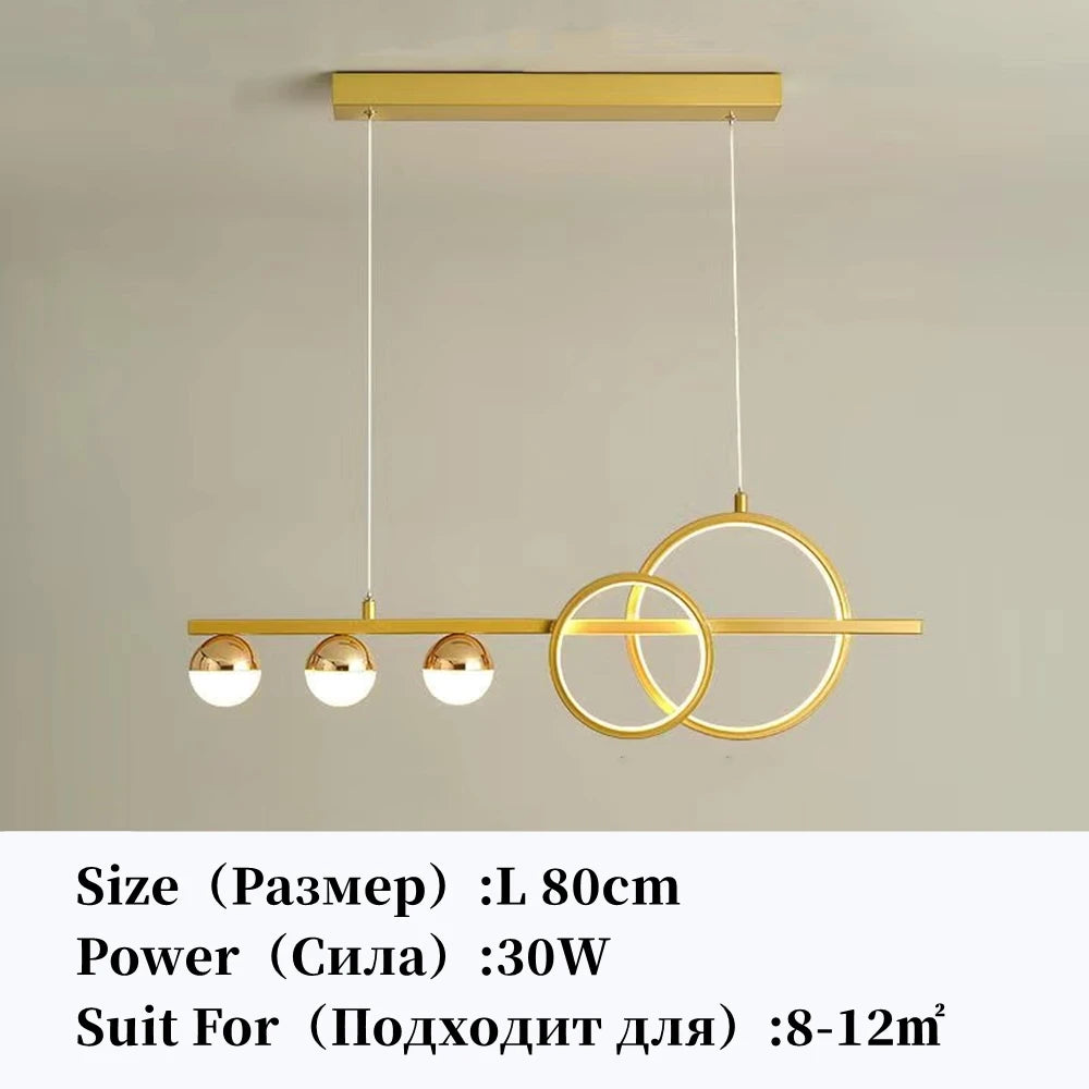 Modern Simple LED Ceiling Chandelier