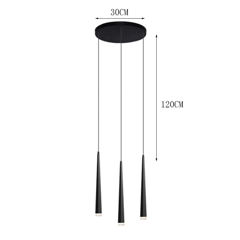 Modern Black Pendant Light