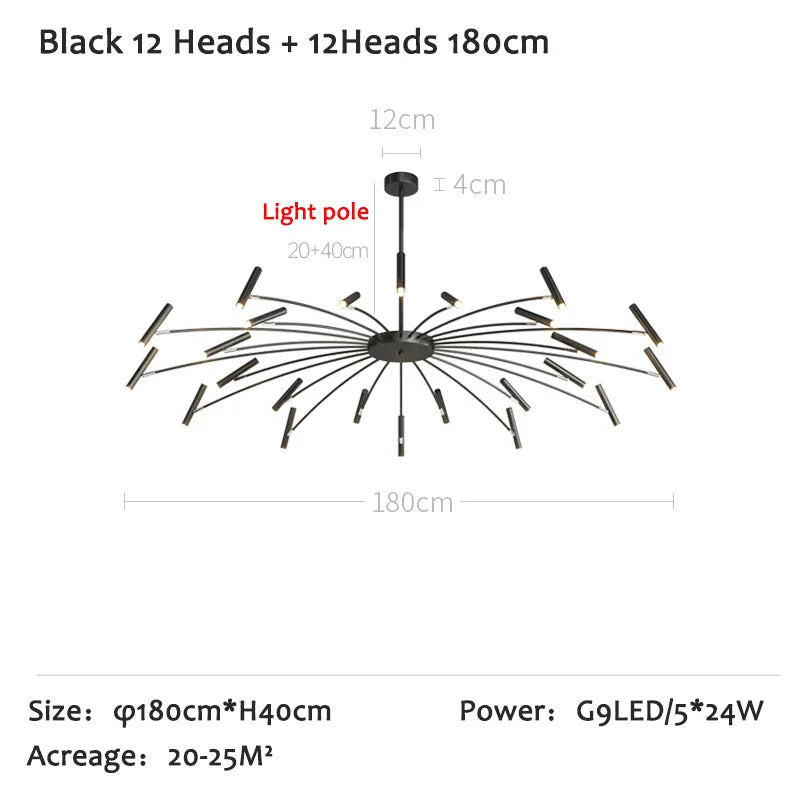 Modern LED Nordic Ceiling Chandelier
