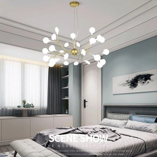 Nordic Modern Firefly Ceiling Chandelier