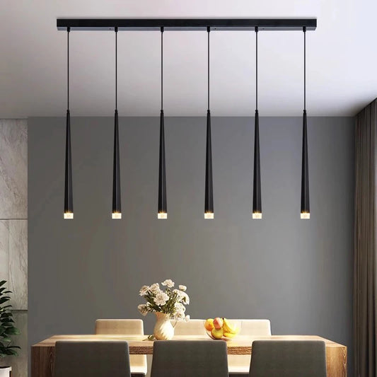 Modern Black Conical Pendant Lighting