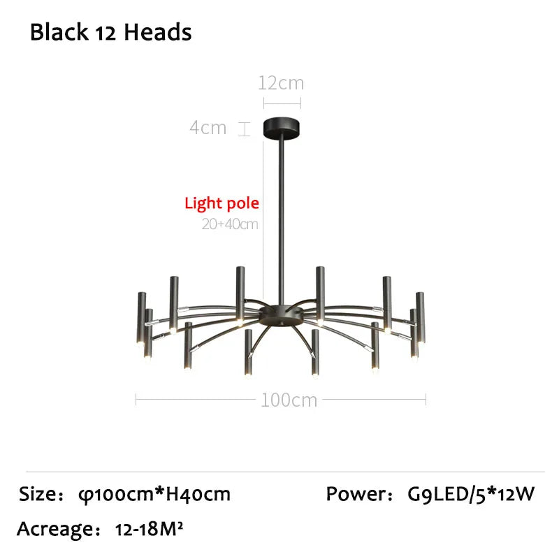 Modern LED Nordic Ceiling Chandelier