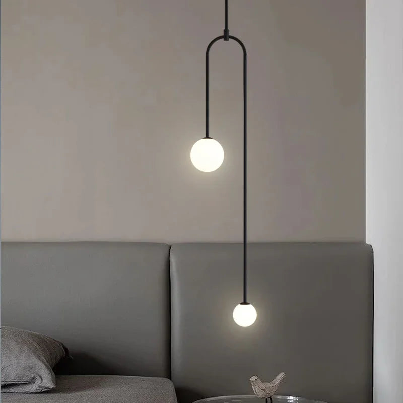 Modern Glass Ball Pendant Light
