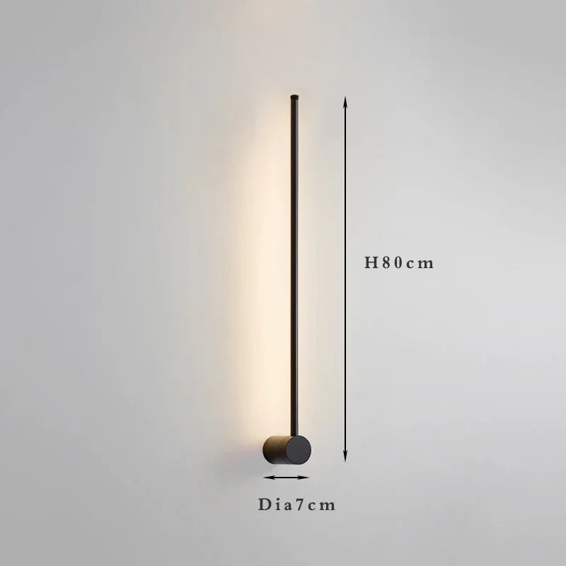 Art Design Minimalist Long Line Wall Lamps