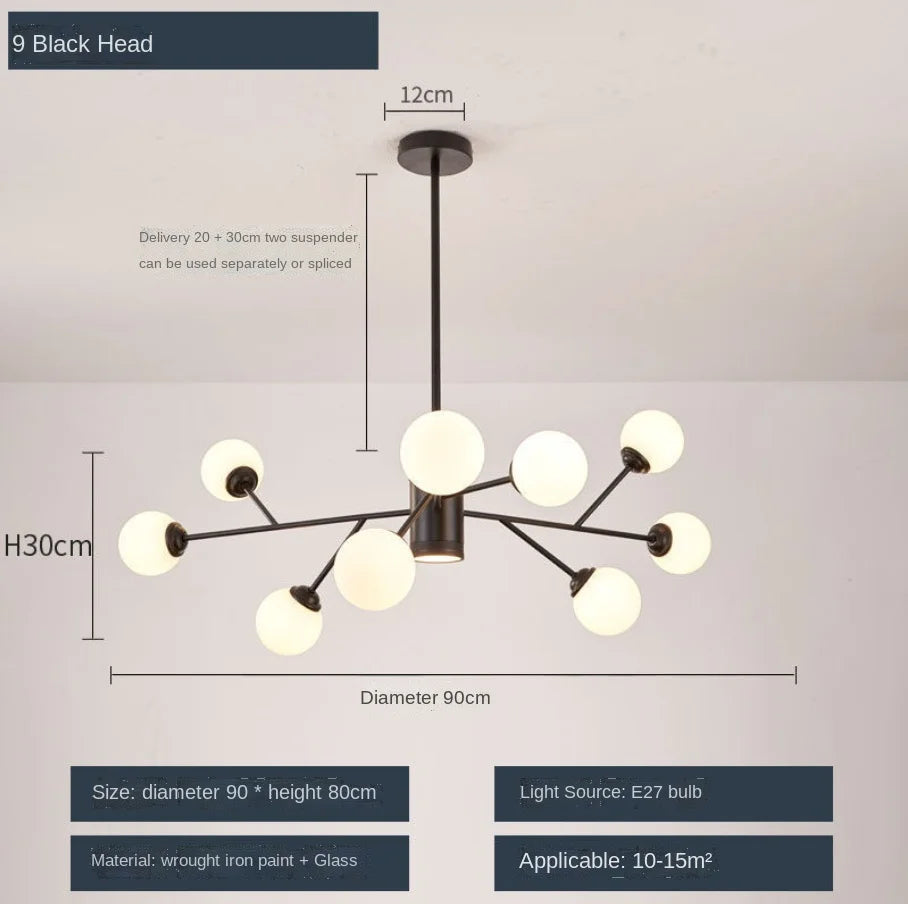 Nordic Tree Branch LED Chandelier