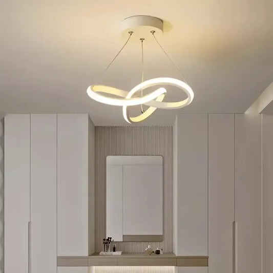Nordic LED Swirl Ceiling Pendant Light