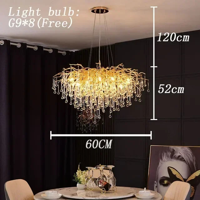 Luxury Crystal LED Ceiling Chandelier