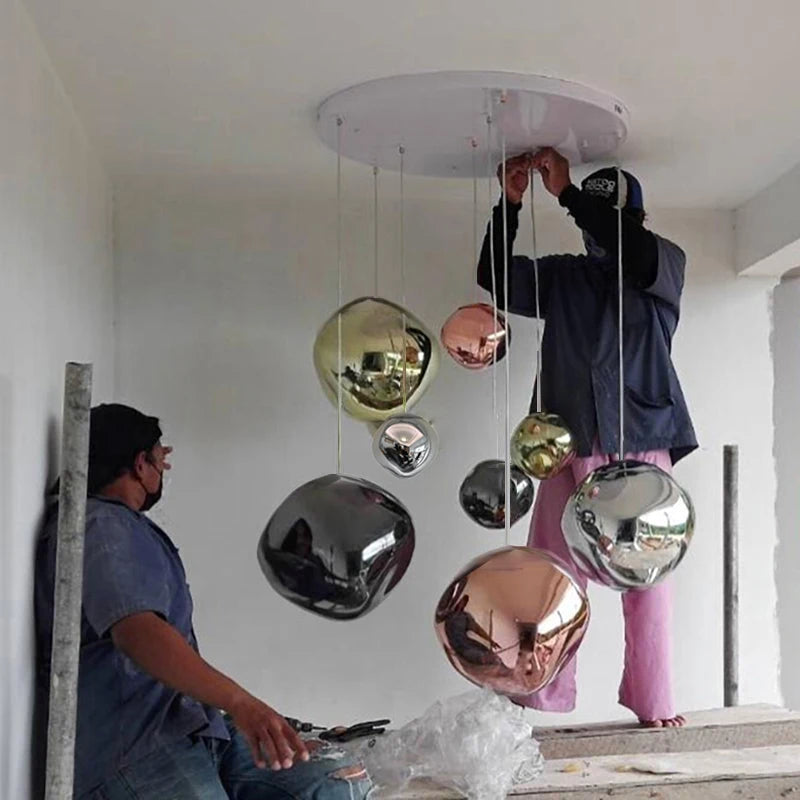 LED Coloured Pendant Light