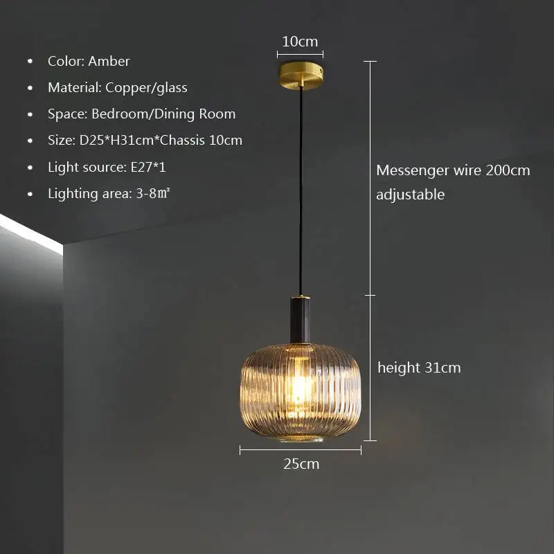 Nordic Glass Pendant Light