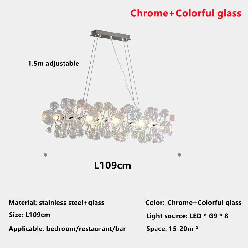 Glass Bubble Chandelier