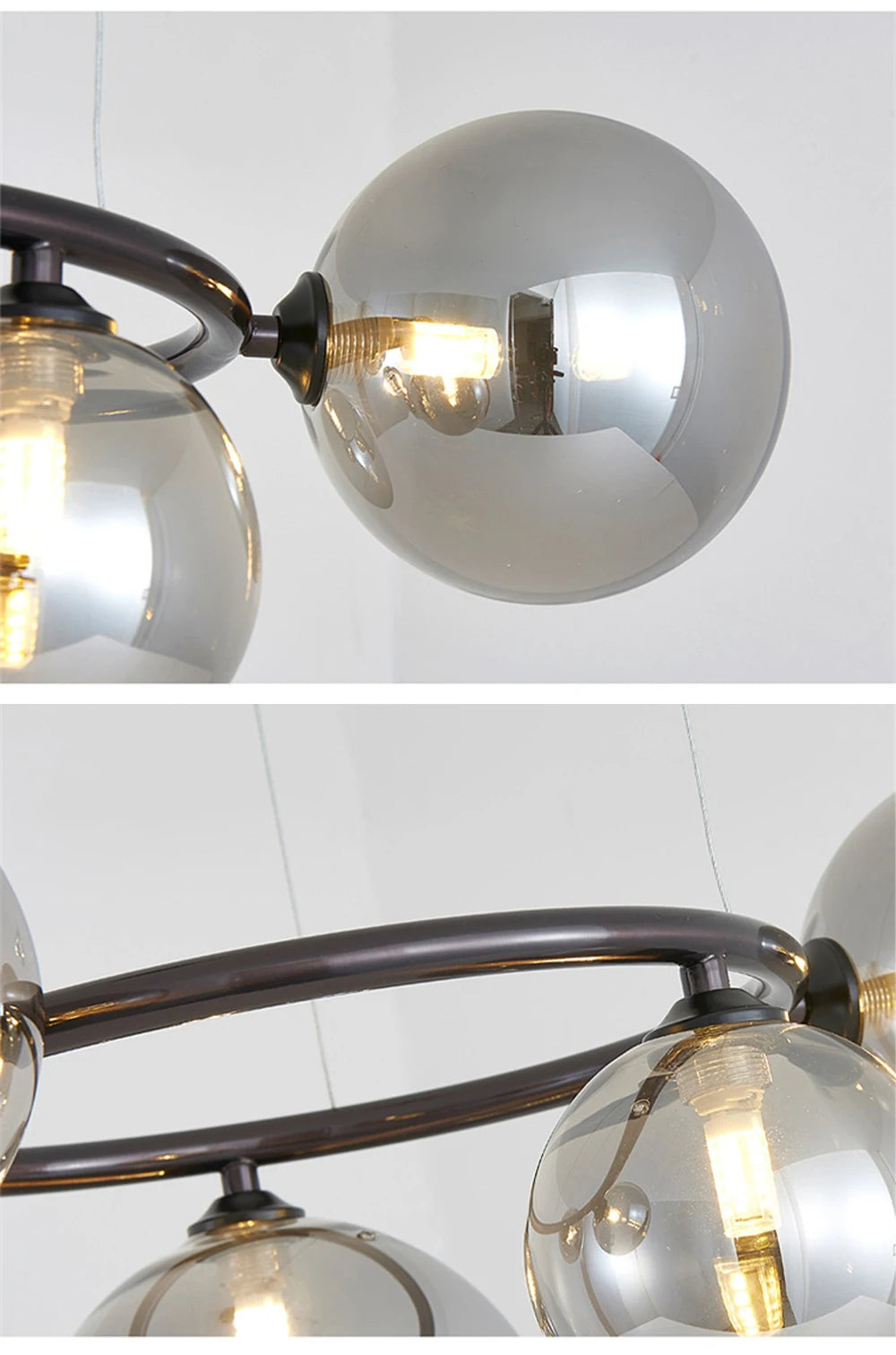 Modern Glass Ball Ceiling Chandelier
