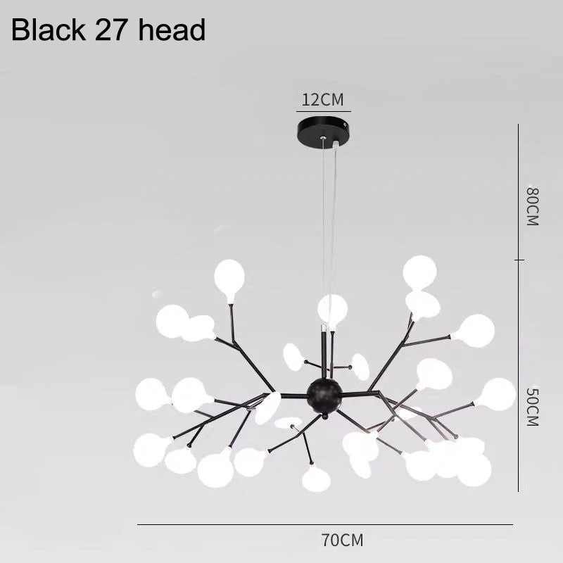 Nordic Modern Firefly Ceiling Chandelier