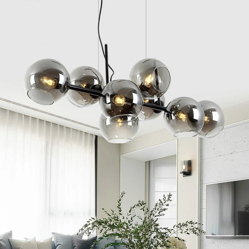 Nordic Glass Ball Chandelier