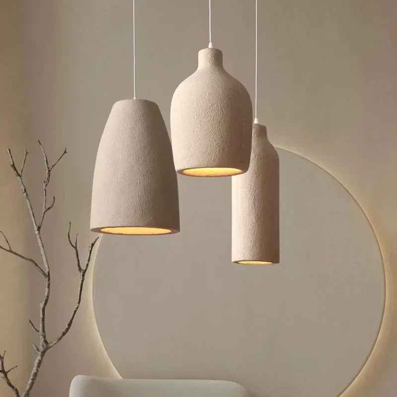 Japanese Style Wabi-sabi Travertine Pendant lights