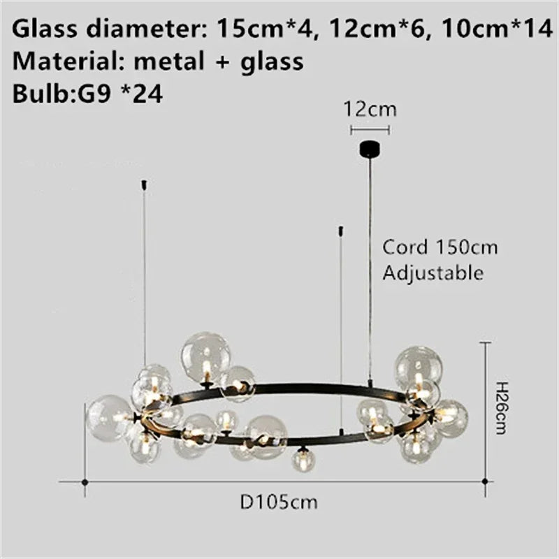 Nordic Bubble Ceiling Chandelier