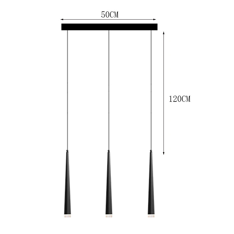 Modern Black Pendant Light
